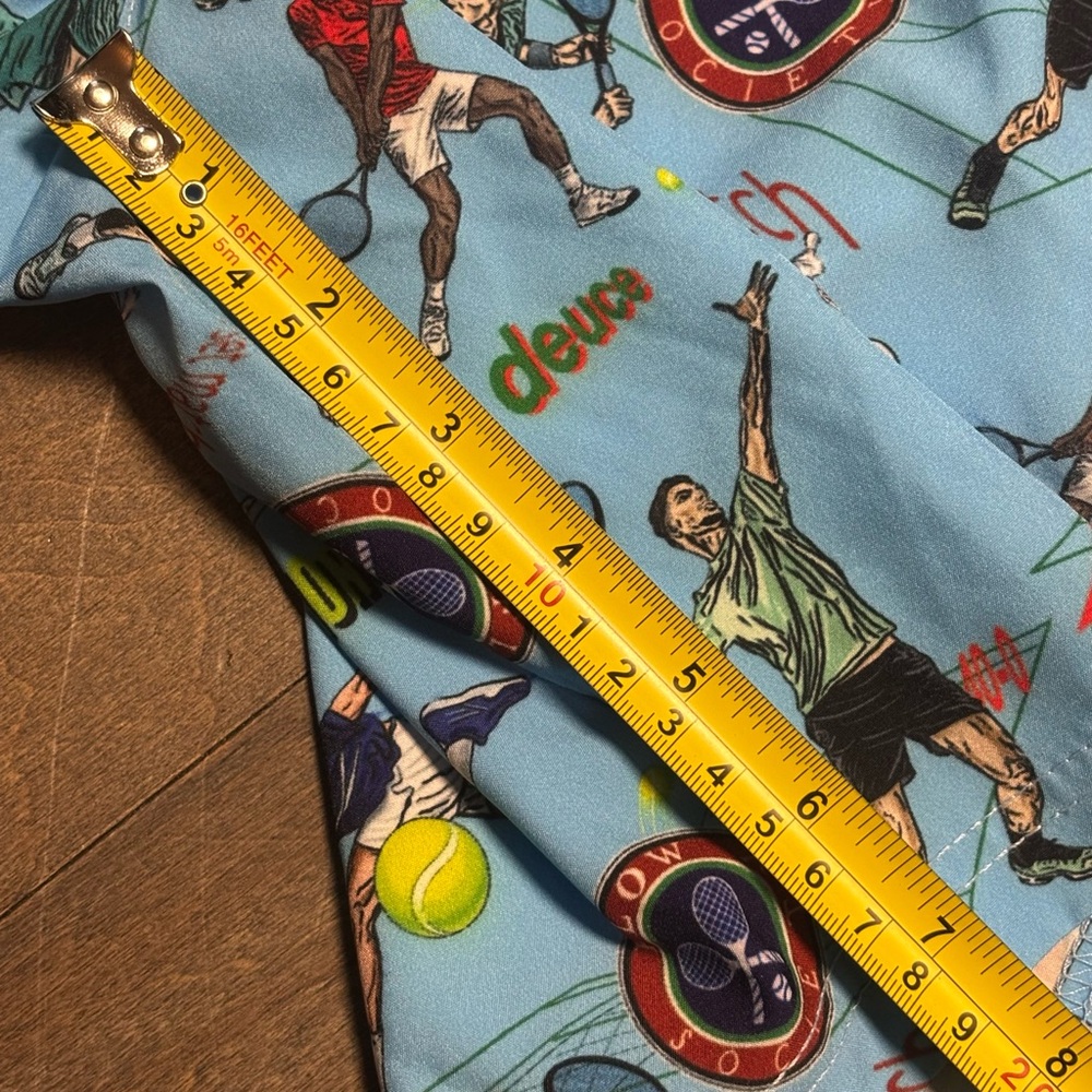 Flow Society Men's Tennis Flow 7" shorts Size Large Lacrosse - Picture 8 of 8